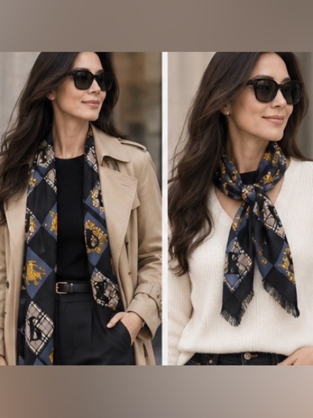 Burberry Silk Scarf